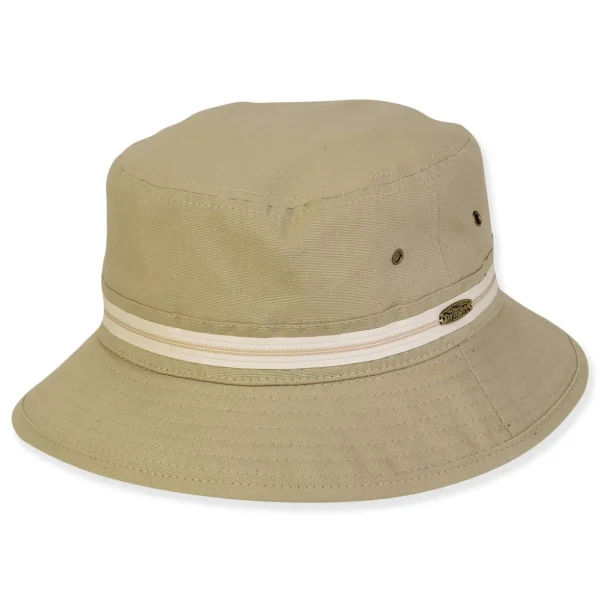 Men's Hats | Light Green, Cotton Bucket, Brim 2.5" | Tidal Tom | HTT1256 B-XL