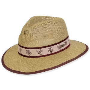 Men's Hats | Neutral, Paper Straw (Faux Seagrass) Safari, Brim 2.75" | Tidal Tom | HTT1279 ML
