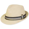 Men's Hats | Neutral, Paper Straw Fedora, Brim 1.75" | Tidal Tom | HTT1211 XL