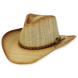 Men's Hats | Neutral, Paper Straw Western, Brim 3.5" | Tidal Tom | HTT1260