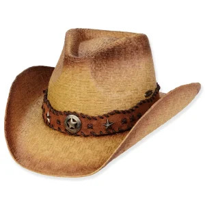 Men's Hats | Neutral, Paper Straw Western, Brim 3.5" | Tidal Tom | HTT1258
