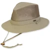 Men's Hats | Olive, Nylon Safari, Brim 2.5" | Tidal Tom | HTT1251 B-XL