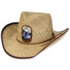 Men's Hats | Seagrass, Rush Straw Western, Brim 3.75" | Guy Harvey | HG940