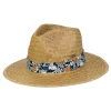 Men's Hats | Tan, Palm Straw Safari, Brim 3" | Caribbean Joe | HCJ448