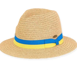 Men's Paper Straw Fedora Hat | HTT1141