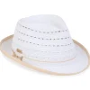 Mersa | Women's Paper Straw Fedora Hat | HH2820