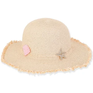 Mia | Young Girl Paper Straw Floppy Hat | HK476