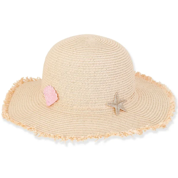 Mia | Young Girl Paper Straw Floppy Hat | HK476