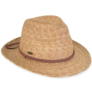 Michael | Men's Palm Straw Fedora Hat | HTT1205