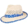 Miles | Infant Boy Paper Straw Fedora Hat | HK485