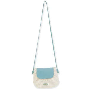 Mint, Paper Straw Crossbody | CE6726 B