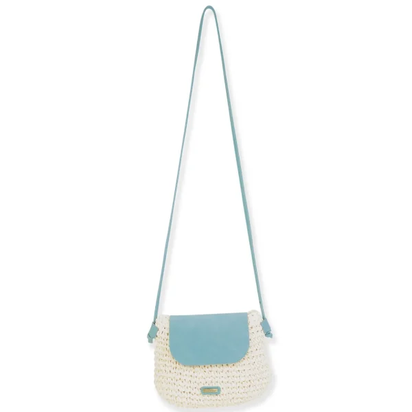Mint, Paper Straw Crossbody | CE6726 B