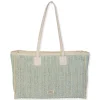 Mint, Paper Straw Handbag | CE6656 B
