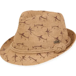 Morris Rock | Men's Paper Fedora Hat | HG931