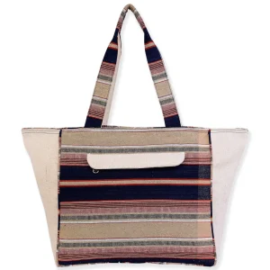 Multi, Oversized Tote Striped Anchor | SNS6670 A