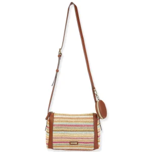 Multi, Poly Straw Crossbody | CE6630 B