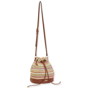 Multi, Poly Straw Crossbody | CE6631 B