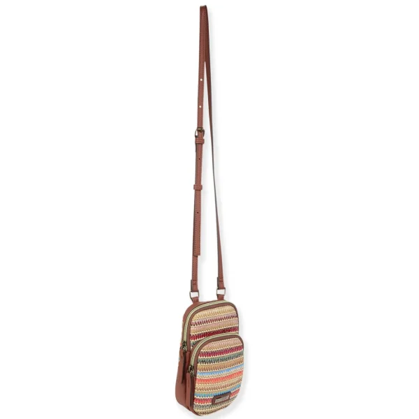 Multi, Poly Straw Crossbody | CE6632 B