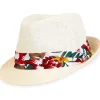 Nash | Young Boy Paper Straw Fedora Hat | HK458
