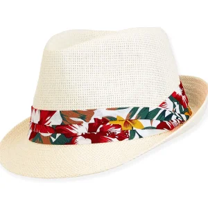 Nash | Young Boy Paper Straw Fedora Hat | HK458
