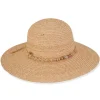Natalie | Women's Natural Raffia Floppy Hat | HH3162