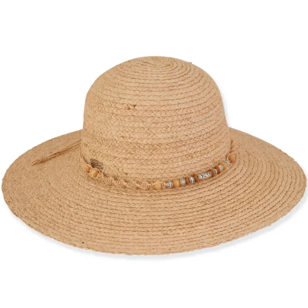 Natalie | Women's Natural Raffia Floppy Hat | HH3162