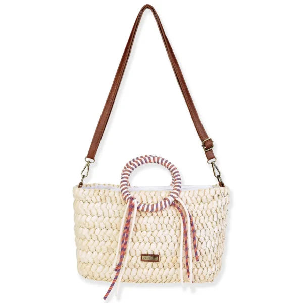 Natural, Corn Husk Crossbody | CE6687 A