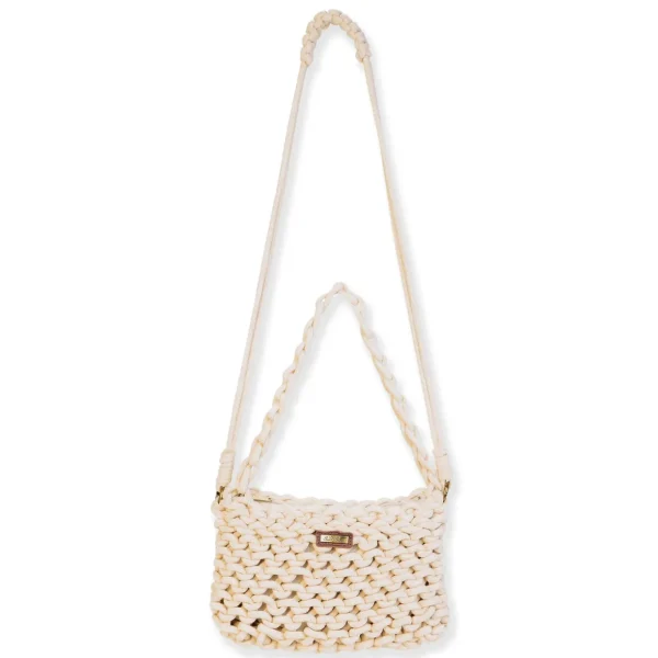 Natural, Cotton Rope Crossbody | CE6715 A