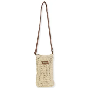 Natural, Paper Crochet Crossbody | CE6718 A
