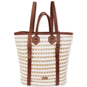 Natural, Paper Straw Backpack | CE6641 A