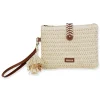 Natural, Paper Straw Clutch | CE6724 A