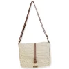 Natural, Paper Straw Crossbody | CE6652 A