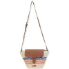 Natural, Paper Straw Crossbody | CE6732 A