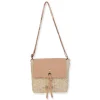 Natural, Paper Straw Crossbody | CE6712 B