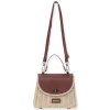 Natural, Paper Straw Crossbody | CE6644 A