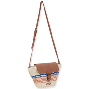 Natural, Paper Straw Crossbody | CE6732 A