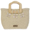 Natural, Paper Straw Medium Tote | CE6643 A