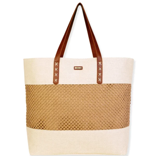 Natural, Paper Straw Shoulder Tote | CE6702 A