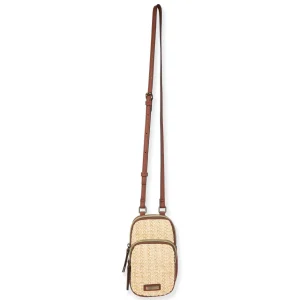 Natural, Poly Straw Crossbody | CE6632 A