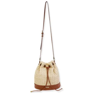 Natural, Poly Straw Crossbody | CE6631 A