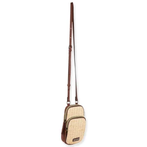 Natural, Poly Straw Crossbody | CE6632 A