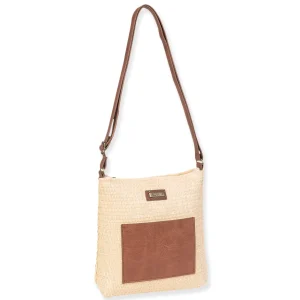 Natural, Poly Straw Crossbody | CE6633 A