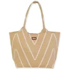 Natural, Polyester Shoulder Tote | CE6662 A