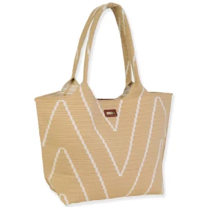 Natural, Polyester Shoulder Tote | CE6662 A