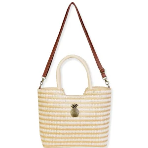 Natural, PP Straw Shoulder Tote | CE6733 A