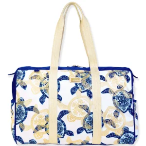 Natural, Travel Bag Layered Turtles | SNS6881 A