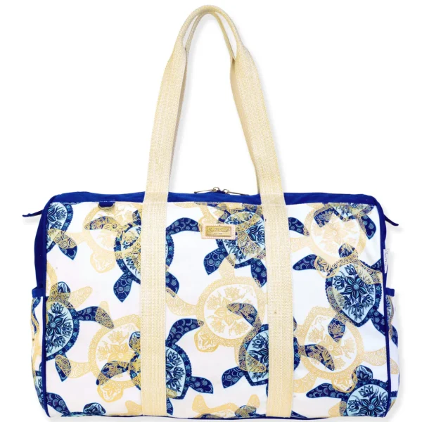 Natural, Travel Bag Layered Turtles | SNS6881 A