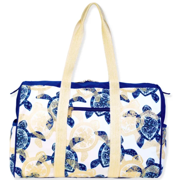 Natural, Travel Bag Layered Turtles | SNS6881 A
