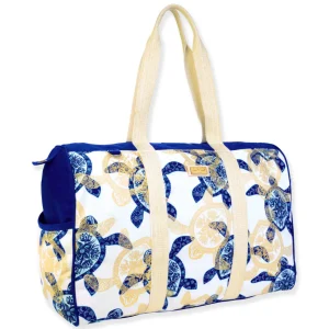 Natural, Travel Bag Layered Turtles | SNS6881 A