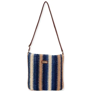 Navy, Paper Crochet Crossbody | CE6711 B